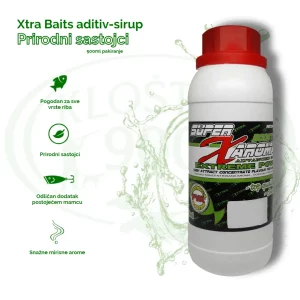 Aditiv Xtra Baits specifikacije - prirodni sastojci, snažne mirisne arome, dodatak mamcu, za sve vrste ribolova