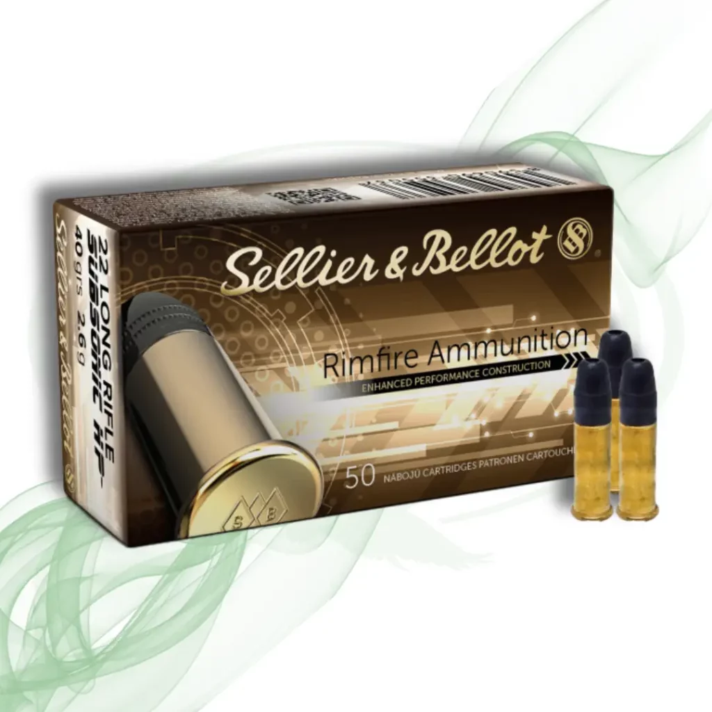 Sellier & Bellot (S&B) 22 LR SUBSONIC pakiranje i tri metka