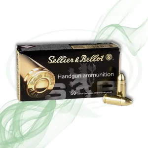 Sellier & Bellot (S&B) 9mm Luger FMJ pakiranje i dva metka