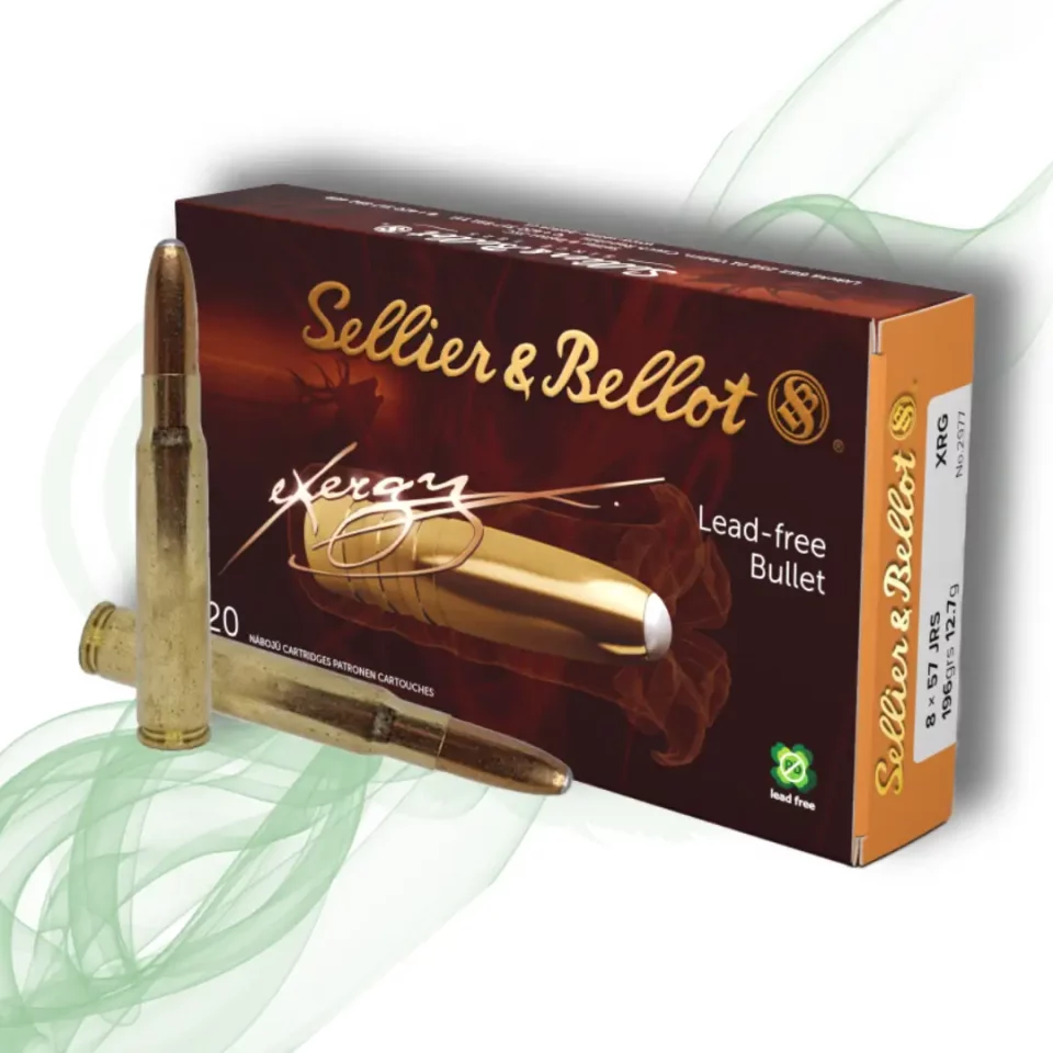 Sellier & Bellot (S&B) EXERGY 8x57 pakiranje i dva metka
